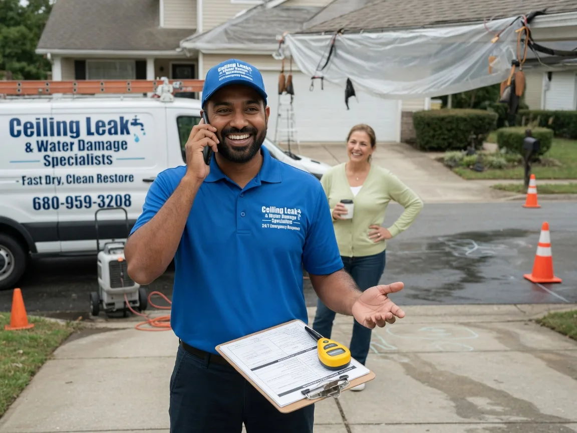 Ceiling Leak Cleanup Pleasant Prairie, WI FAQs